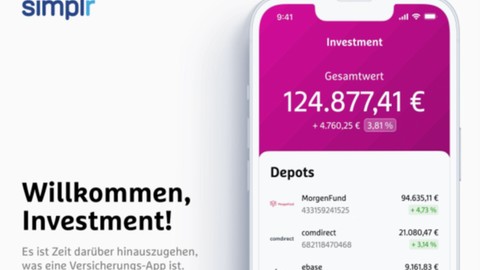 simplr Goes Investment - Kundendepots ab sofort in der blau direkt App