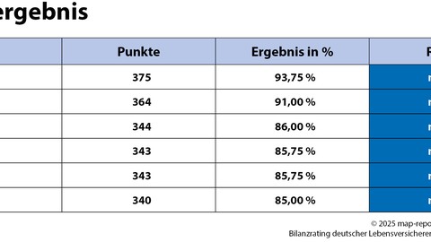 map-report Nr. 941: Stärker trotz Gegenwind – wer im Bilanzrating deutscher Lebensversicherer 2024 überzeugt