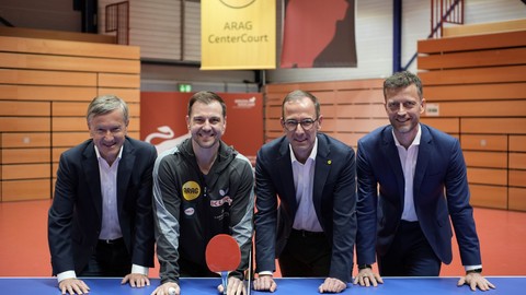 ARAG bleibt Hauptsponsor von Borussia Düsseldorf Düsseldorfer - Versicherungskonzern verlängert auch Partnerschaft mit Timo Boll