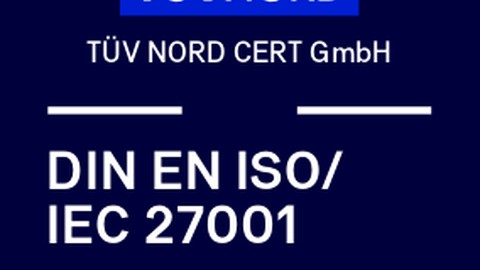 Als erster Maklerpool:  ISO 27001-Zertifizierung  für Informationssicherheitsmanagement