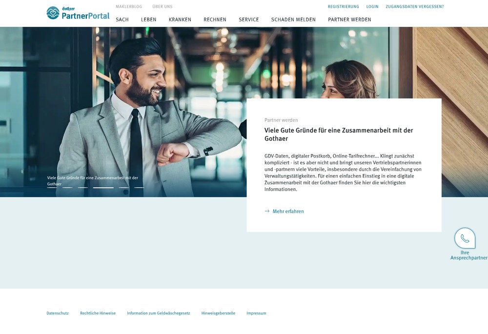 Die Gothaer launcht neues Portal für Vertriebspartnerinnen und Vertriebspartner