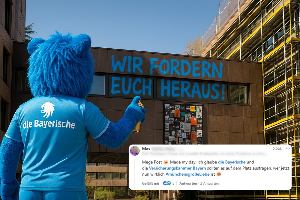 Münchens große Versicherungsliebe: die Bayerische fordert die Versicherungskammer Bayern zum Freundschaftsspiel heraus