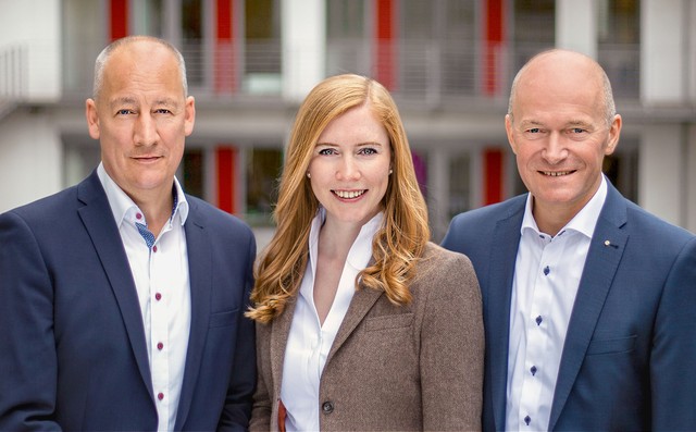 GF der Hans John Versicherungsmakler GmbH: Marc Hinrichsen, Franziska Geusen, Stefan Hammersen